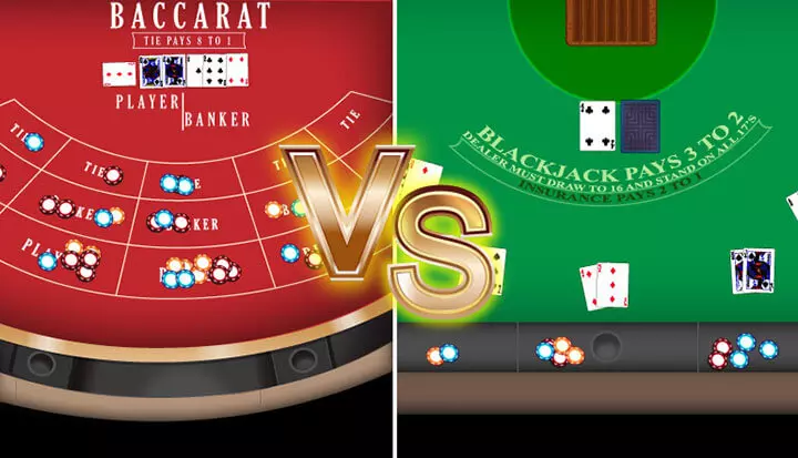 So Sánh Giữa Baccarat và Blackjack – Điểm Giống Nhau Và Khác Biệt
