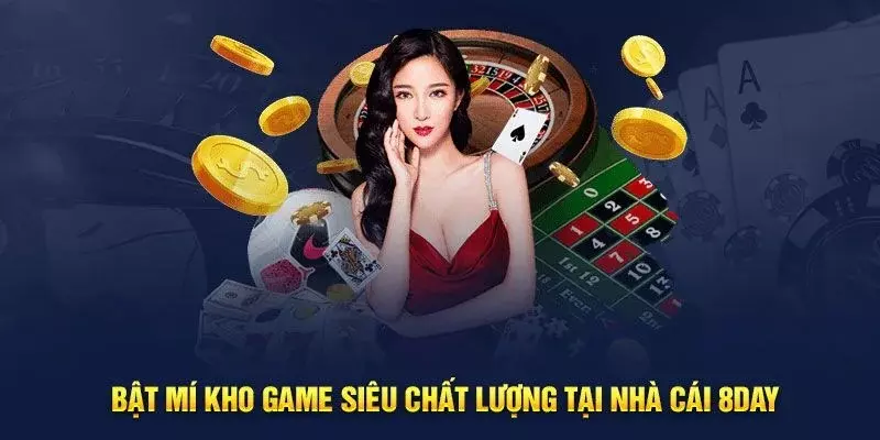 Sản phẩm game đa dạng tại 8Day