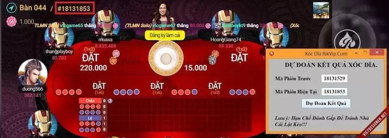 Hướng dẫn phương pháp chơi Tài xỉu MD5 Rikvip