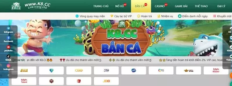 Game bắn cá nhà cái K8CC được đánh giá cao