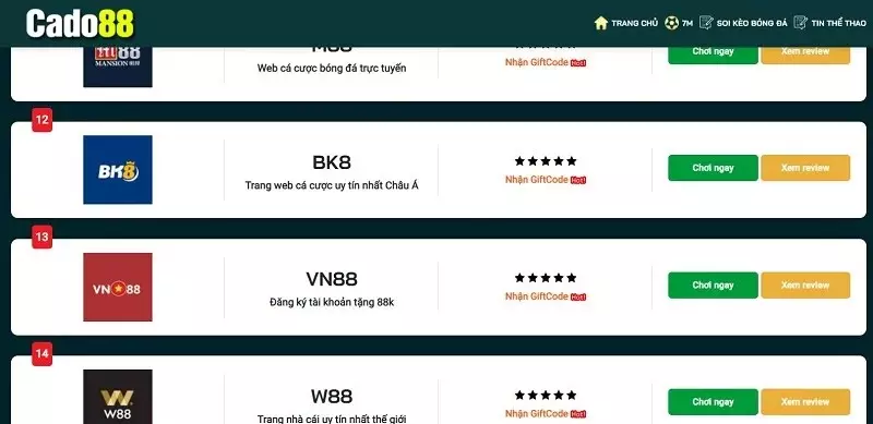 Những loại cược đa dạng và hấp dẫn