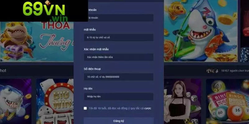Tham gia đăng ký chơi game qua laptop