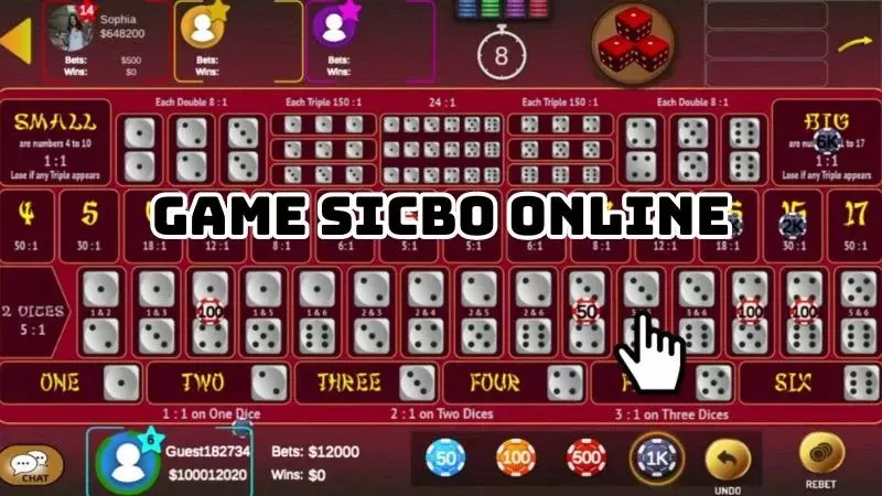 Game Sicbo trực tuyến
