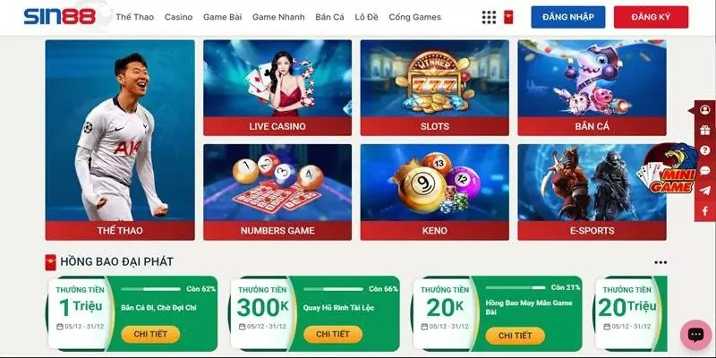 Thông tin giới thiệu chung về sân chơi Sin88