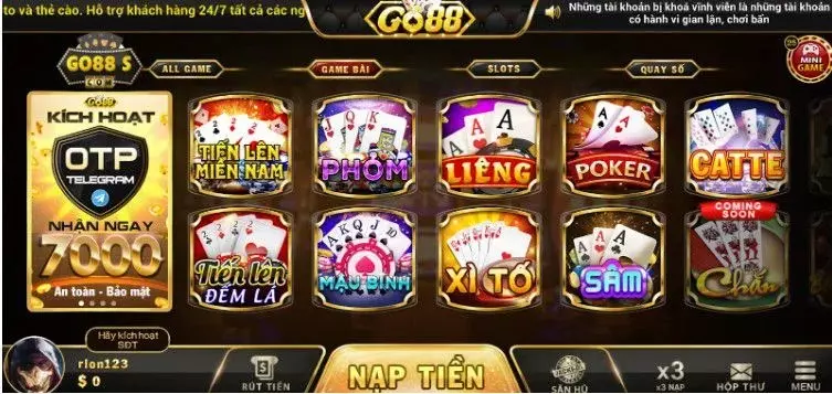So sánh game bài giữa Go88 và KingFun