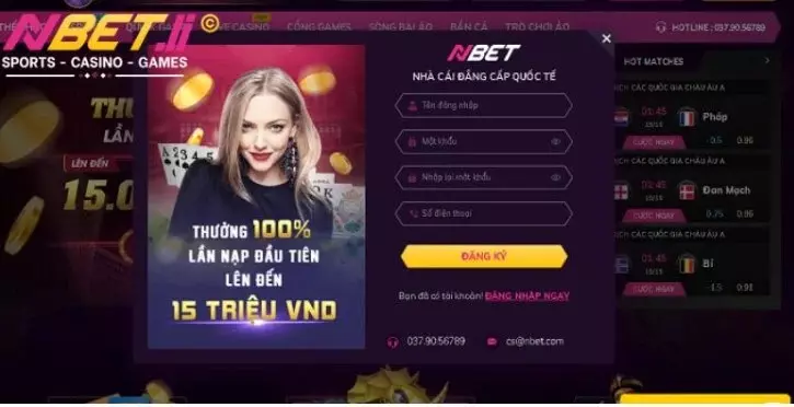 Đăng ký tài khoản nhận khuyến mại thể thao Nbet