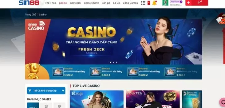 Sơ lược về nhà cái Sin88