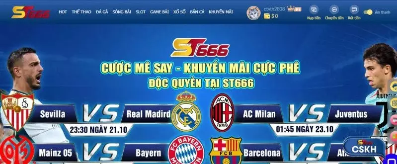 ST666 lại được cho là địa chỉ chơi game uy tín nhất Châu Á