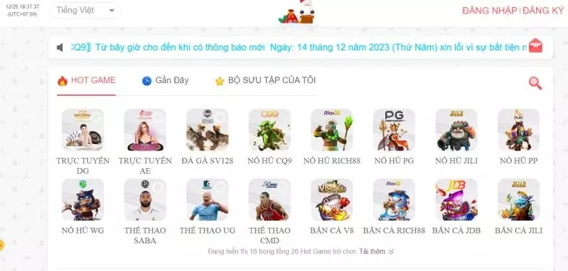Kho game đa dạng và phong phú