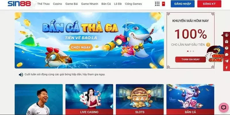 Giới thiệu một vài sản phẩm cá độ vượt trội tại Sin88