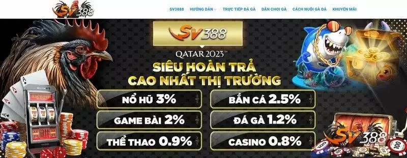 Tổng quan thông tin về trang đá gà SV3888