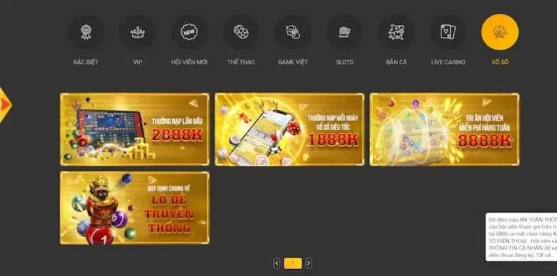 Đầu tư “mạnh bạo” xổ số 888b giúp thu tiền tỷ